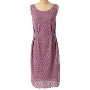 Elegant Purple Sleeveless Dress